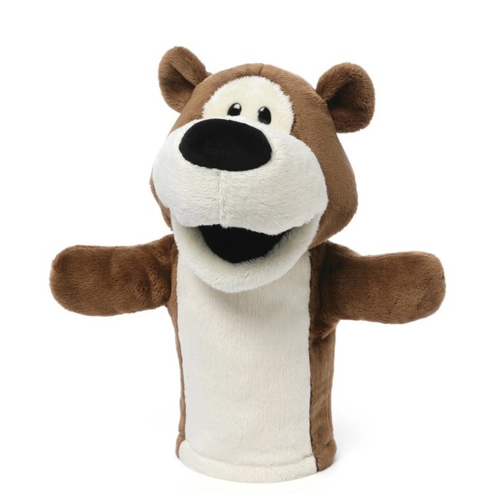 GUND Puppet Goober 10.5” Brown Bear heritage collection